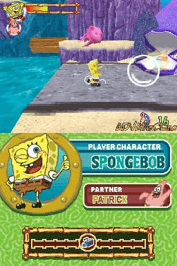 SpongeBob's Atlantis SquarePantis screenshot 3 for Nintendo DS